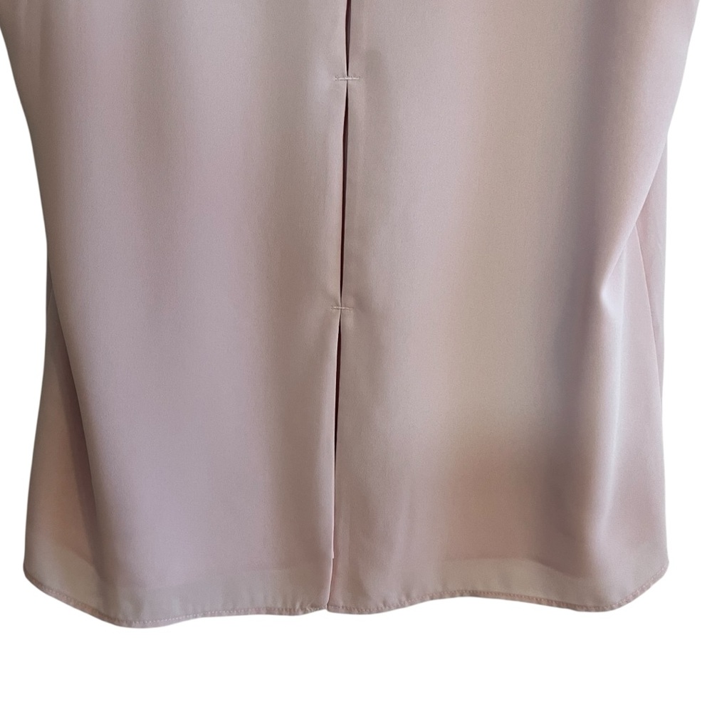 Babaton sleeveless Maddox blouse light pink with cut outs L excellent condition - Picture 10 of 12